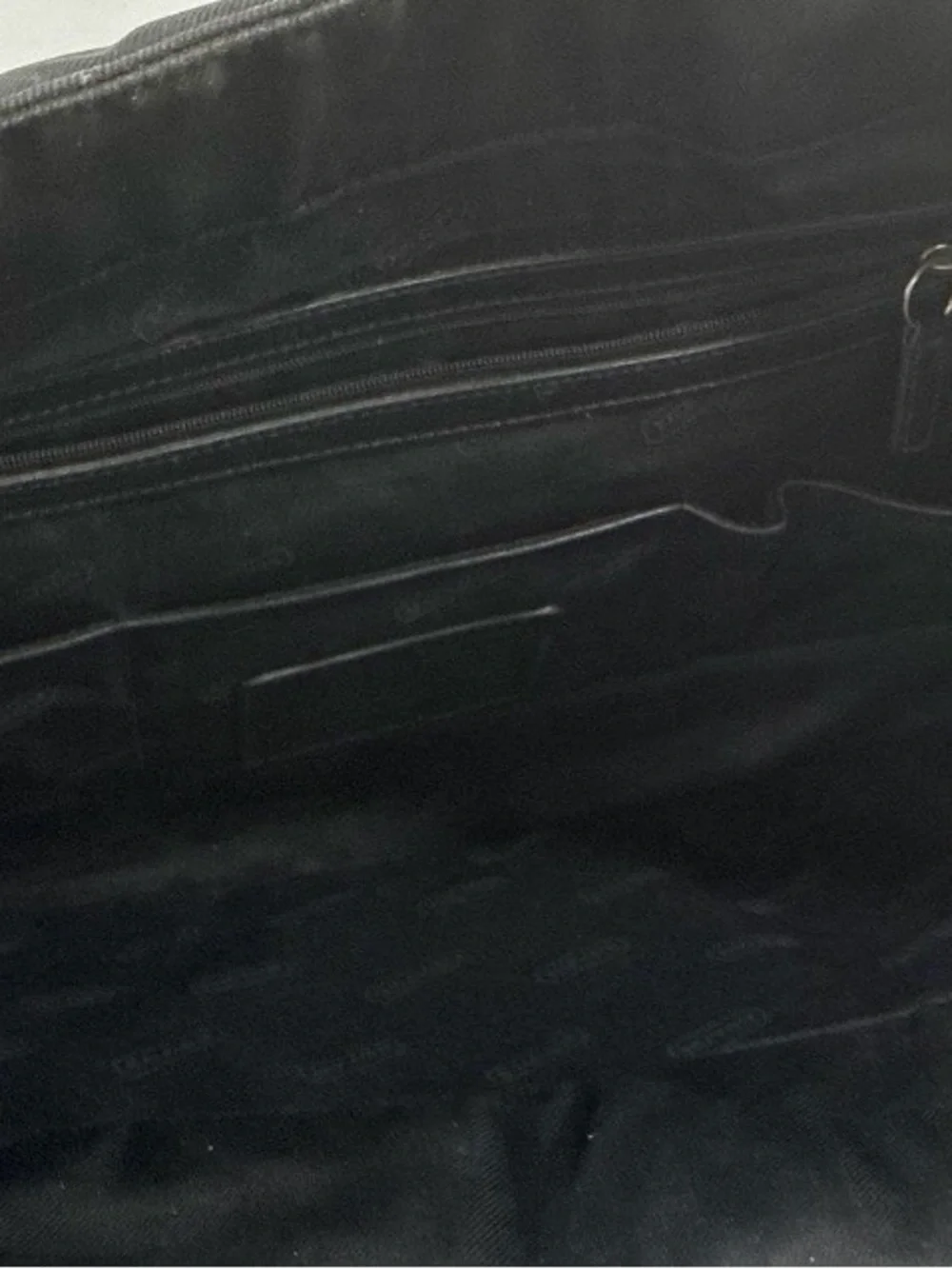 Coach Black Nylon Tote with Leather Ascents